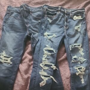 American Eagle Outfitters Dark Blue Denim